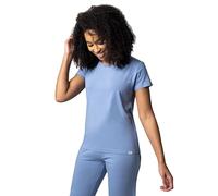 SockShop Lazy Panda Ladies’ Bamboo Loungewear Selection, Tops, Vests, Shorts and Bottoms in Plains and Stripes, Sizes 10 to 16, Soft and Breathable, Pack of 1 Blue T-Shirt 12