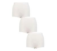 SockShop Lazy Panda Ladies Bamboo Maxi Briefs Pack of 3 White 24