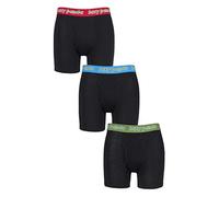 SockShop Lazy Panda Men’s Bamboo Boxer Shorts, Soft and Breathable Boxers, Label-Free Underwear for Everyday Comfort, Environmentally Friendly, Multipack of 3