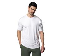 SockShop Lazy Panda Men’s Bamboo Loungewear Selection, Tops, Bottoms & Shorts, Classic Fit, Environmentally Friendly, Pack of 1 White T-Shirt XXL