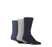 SockShop Men’s Wool Blend Thermal Socks 3 Pack - Warm, Cushioned, Breathable Terry Loop, Reinforced Heel & Toe, Moisture-Wicking, for Outdoor Walking & Cold Weather, UK 6-11