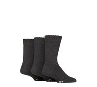 SockShop Men’s Wool Blend Thermal Socks 3 Pack - Warm, Cushioned, Breathable Terry Loop, Reinforced Heel & Toe, Moisture-Wicking, for Outdoor Walking & Cold Weather, UK 6-11