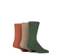 SockShop Men’s Wool Blend Thermal Socks 3 Pack - Warm, Cushioned, Breathable Terry Loop, Reinforced Heel & Toe, Moisture-Wicking, for Outdoor Walking & Cold Weather, UK 6-11