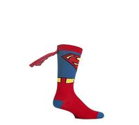 SOCKSHOP Mens 1 Pair Superman Cape Socks 6-11