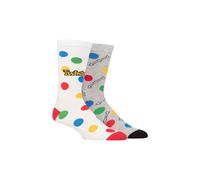 SOCKSHOP Mens & 2 Pair Twister Cotton Socks | Size: 4-7 SockShop Multicolor 4-7