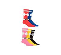 SOCKSHOP Mens & 5 Pair Power Rangers Cotton Socks | Size: 4-7 SockShop Multicolor 4-7