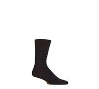 SockShop Mens and Ladies Striped Colour Burst Bamboo Socks with Smooth Toe Seams Pack of 1 Welcome to the Black Parade 4-8