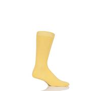 SockShop Mens Colour Burst Plain Bamboo Socks with Smooth Toe Seams Pack of 1 Hello Sunshine 12-14