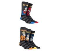 SockShop Mens Justice League Superhero Socks Aquaman, Flash, Superman, Batman and Wonder Woman 5 Pairs (11-13, Assorted)