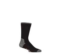 SockShop RHS Royal Horticultural Society Men's Socks - RHS x BlueGuard Soft Cotton Boot Socks for Gardening, Gift for Gardeners, 1 Pair Pack, Size 6-11 Black 6-11