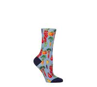 SockShop RHS Socks Womens Royal Horticultural Society Patterned Fruit, Floral & Botanical, Bright & Colourful, Gift for Gardeners Size 4-8 1 Pair - Lilac