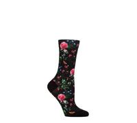SockShop RHS Women's Socks Fruit, Floral & Botanical Patterns, Royal Horticultural Society Gift for Gardeners, 1 Pair Size 4-8 (UK, Numeric, 4, 8, Regular, Regular, Black)