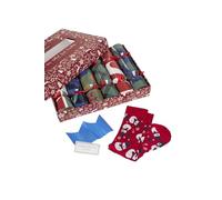 SockShop Socks Christmas Crackers 2025 - Mens Ladies Novelty Xmas Gift Boxes Soft Breathable Bamboo 6 Pairs One Size (UK, Alpha, One Size, Regular, Regular, Christmas Cracker)