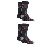 SOCKSHOP Storm Bloc Men's 4 Pair Technical Boot Socks in Black | Size: 6-11 SOCKSHOP Storm Bloc Black 6-11