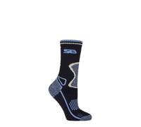 SOCKSHOP Storm Bloc Women's 1 Pair Storm Bloc with BlueGuard Craglin Wool Hiking Socks in Navy | Size: 4-8 SOCKSHOP Storm Bloc Navy 4-8