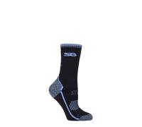 SOCKSHOP Storm Bloc Women's 1 Pair Storm Bloc with BlueGuard Everdale Cotton Hiking Socks in Navy | Size: 4-8 SOCKSHOP Storm Bloc Navy 4-8