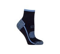SOCKSHOP Storm Bloc Women's 1 Pair with Skelton Cotton Ankle High Hiking Socks in Navy | Size: 4-8 SOCKSHOP Storm Bloc Navy 4-8