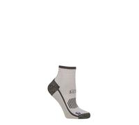 SOCKSHOP Storm Bloc Women's 1 Pair with Skelton Cotton Ankle High Hiking Socks in Stone | Size: 4-8 SOCKSHOP Storm Bloc Stone 4-8