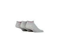 SOCKSHOP TORE Men's 3 Pair 100% Recycled Fashion Cotton Sports Trainer Socks in Grey | Size: 7-11 SOCKSHOP TORE Grey 7-11