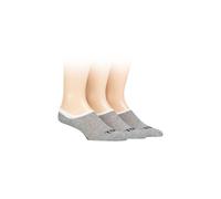 SOCKSHOP TORE Men's 3 Pair 100% Recycled Plain Cotton High Cut Ped Socks in Grey | Size: 7-11 SOCKSHOP TORE Grey 7-11