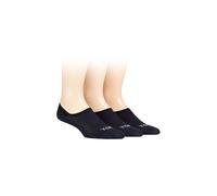 SOCKSHOP TORE Men's 3 Pair 100% Recycled Plain Cotton High Cut Ped Socks in Navy | Size: 7-11 SOCKSHOP TORE Navy 7-11