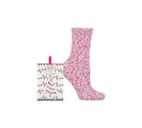 SOCKSHOP Wild Feet Women's 1 Pair SOCKSHOP Wildfeet Christmas Gift Boxed Popcorn Bed Socks in Lilac | Size: 4-8 SOCKSHOP Wild Feet Lilac 4-8