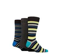 SockShop Wildfeet Mens Patterned, Spots and Stripes Bamboo Socks Pack of 3