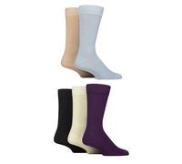 SockShop Wildfeet Mens Plain Bamboo Socks Pack of 5