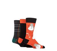 SockShop Wildfeet Mens Winter Wonderland Christmas Boxed Socks Pack of 3