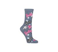 SOCKSHOP Women's 1 Pair Barbie Stars Cotton Socks | Size: 4-7 SockShop Multicolor 4-7