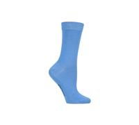 SOCKSHOP Women's 1 Pair Colour Burst Bamboo Socks with Smooth Toe Seams in Bright Blue | Size: 4-8 SockShop Bright Blue 4-8