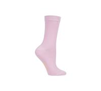 SOCKSHOP Women's 1 Pair Colour Burst Bamboo Socks with Smooth Toe Seams in Pink | Size: 4-8 SockShop Pink 4-8