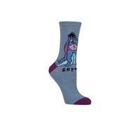 SOCKSHOP Women's 1 Pair Winnie the Pooh Eeyore Cotton Socks | Size: 4-7 SockShop Multicolor 4-7