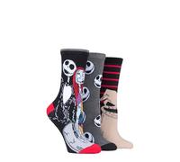 SockShop Women's Disney The Nightmare Before Christmas Cotton Socks Assorted 4-8 Ladies