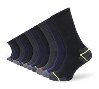 Socksmad Men’s Work Boot Socks 12 Pack Thick Cushioned with Padded Sole Durable Heavy Duty Footwear for Steel Toe Boots Moisture Wicking Comfortable Fit for Builders Mechanics Engineers