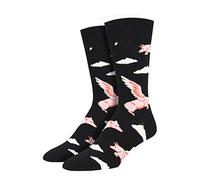 Socksmith Men's Flying Pig - black - 10-13 (Men's Shoe Sizes 7-12.5)