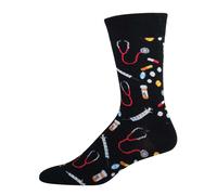 Socksmith Men's 'Meds' Medical Design Socks Quality Cotton Mix Novelty Doctor or Paramedic Gift | Size: Standard Socksmith Multicolor Standard