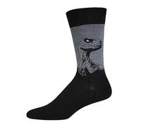 Socksmith Men's 'Raptor' Design Socks Quality Cotton Mix Novelty Dinosaur Lover Gift (Grey) | Size: Standard Socksmith Multicolor Standard