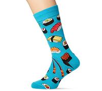 Socksmith Men's Sushi Socks, Blue (Bright Blue Bright Blue), One (Size: U.S. 7-12.5)