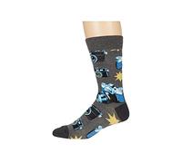 Socksmith Picture Perfect, Gray Heather, 10-13 (Men's Shoe Size 7-12.5)