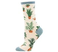 Socksmith Women's 'Home Grown' Plants Design Socks Quality Cotton Mix Novelty Plant Lover Gift | Size: 3-8 Socksmith Multicolor 3-8