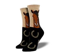 Socksmith Womens "Horse Portrait" - Hemp,Hemp,9-11