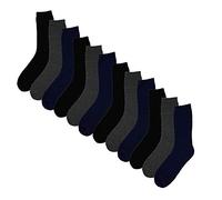 Sockstack® 12 Pairs Of Men's Hike Trekking Socks, Thermal Walking Work Boot Socks (Thermal Assorted)
