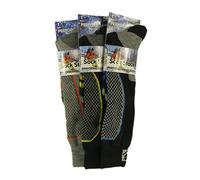Sockstack 3 Pairs Of Men's Performance Ski Socks, Long Thermal Heat Ski Socks, Size 6-11