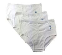 Sockstack 6 Pairs Men's White Y-Fronts Underpants, 100% Pure Cotton Trad Briefs Underwear, M L XL XXL 4X-Large (52"-54"/132-137cm)