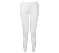 Sockstack Ladies Thermal Long Jane Pants, Black & White Warm Winter Heat 0.45 TOG Baselayers, Size 10-24 White, 18-20 (EU 46/48)