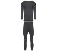 Sockstack Men's Thermal Long Sleeve Top & Pants Set, Baselayer Underwear Set, S M L XL XXL Thermals (Medium, Charcoal)