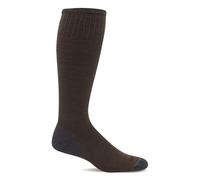 Sockwell Men's Elevation Firm Graduated Compression Sock, Bark - L/XL
