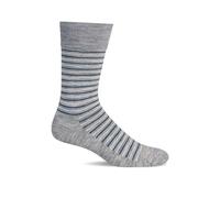 Sockwell Men's Kick Back Relaxed Fit Sock, Light Grey, M-L