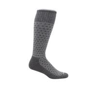 Sockwell Men's Shadow Box Moderate Graduated Compression Socks, Charcoal - L/XL